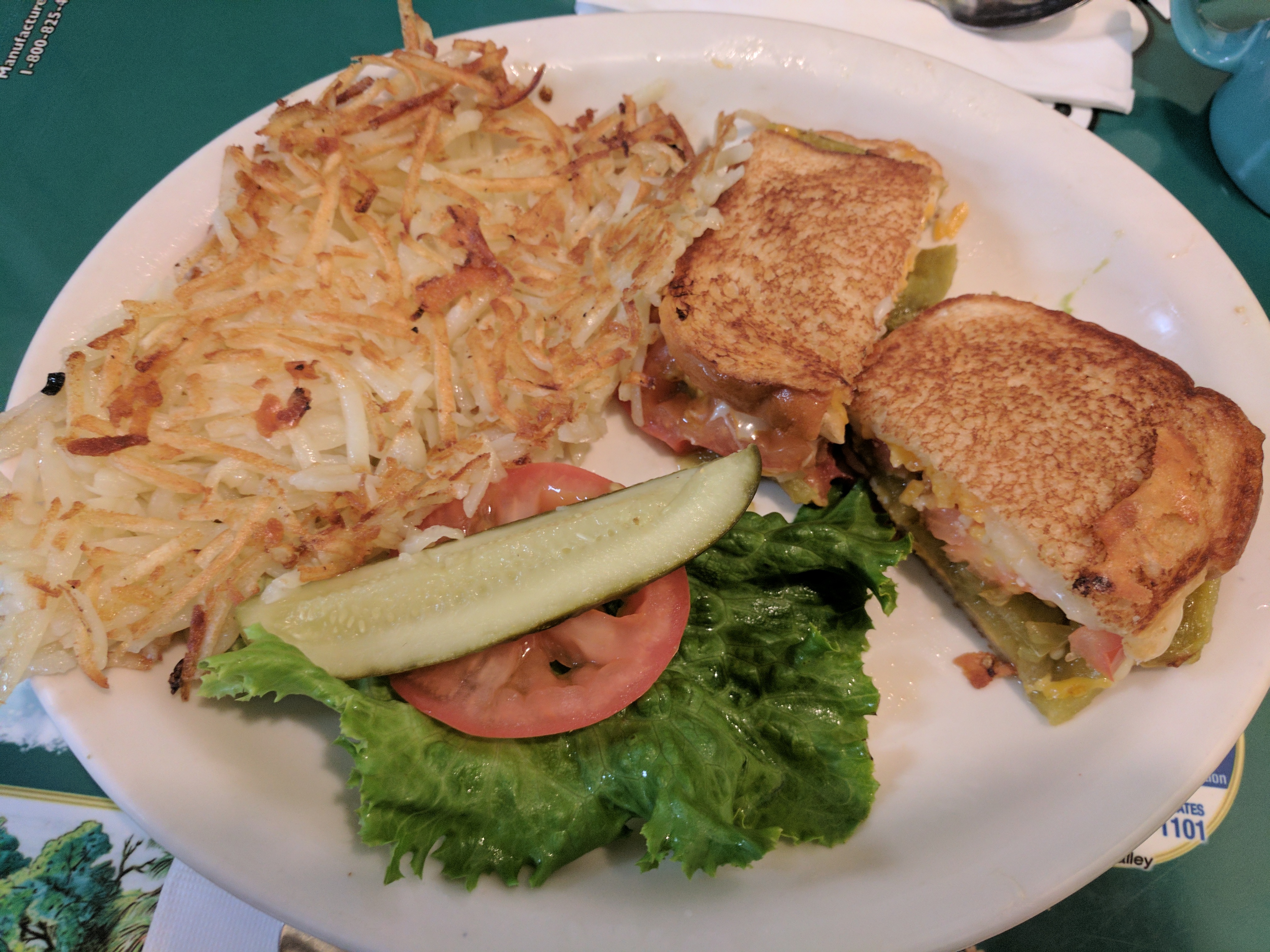 Breakfast at the now-closed Cracked Egg Cafe in Kernville near Sequoia National Forest